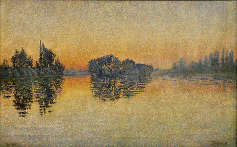 Gün batımı, Herblay, Opus 206 - Paul Signac