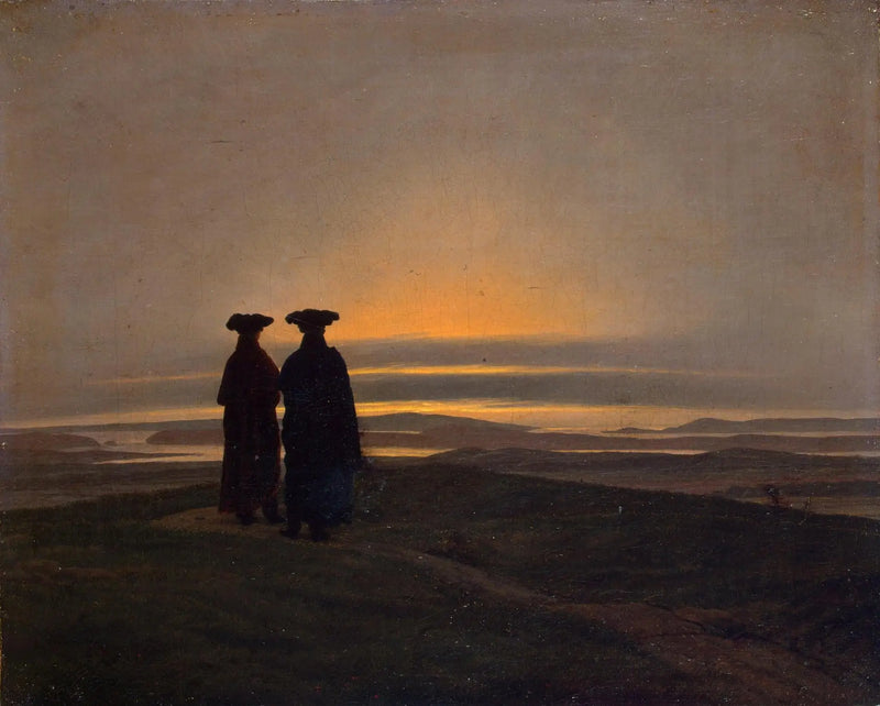 Gün batımı - Caspar David Friedrich