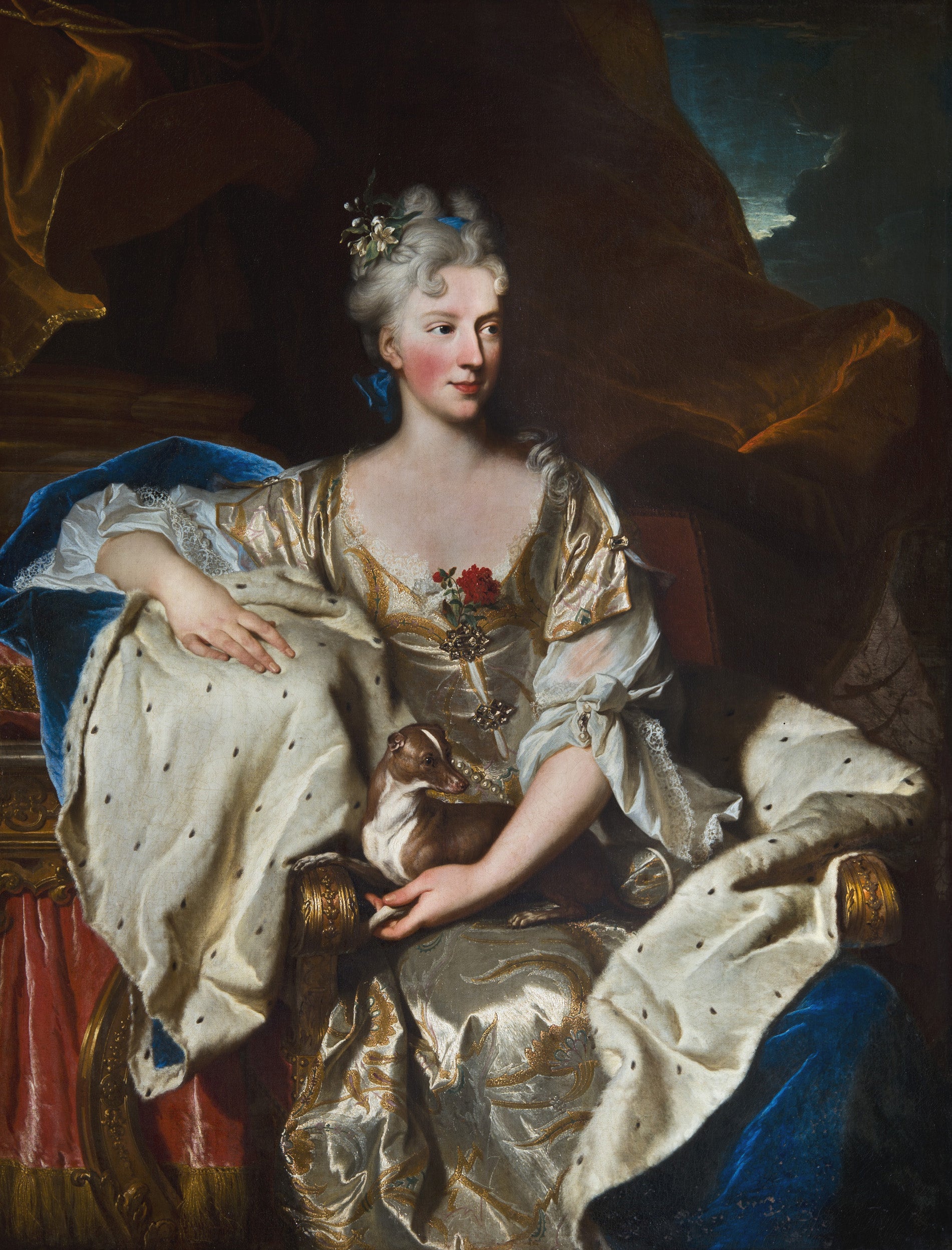 Suzanne-Henriette d'Elbeuf, duchesse de Mantoue - Hyacinthe Rigaud