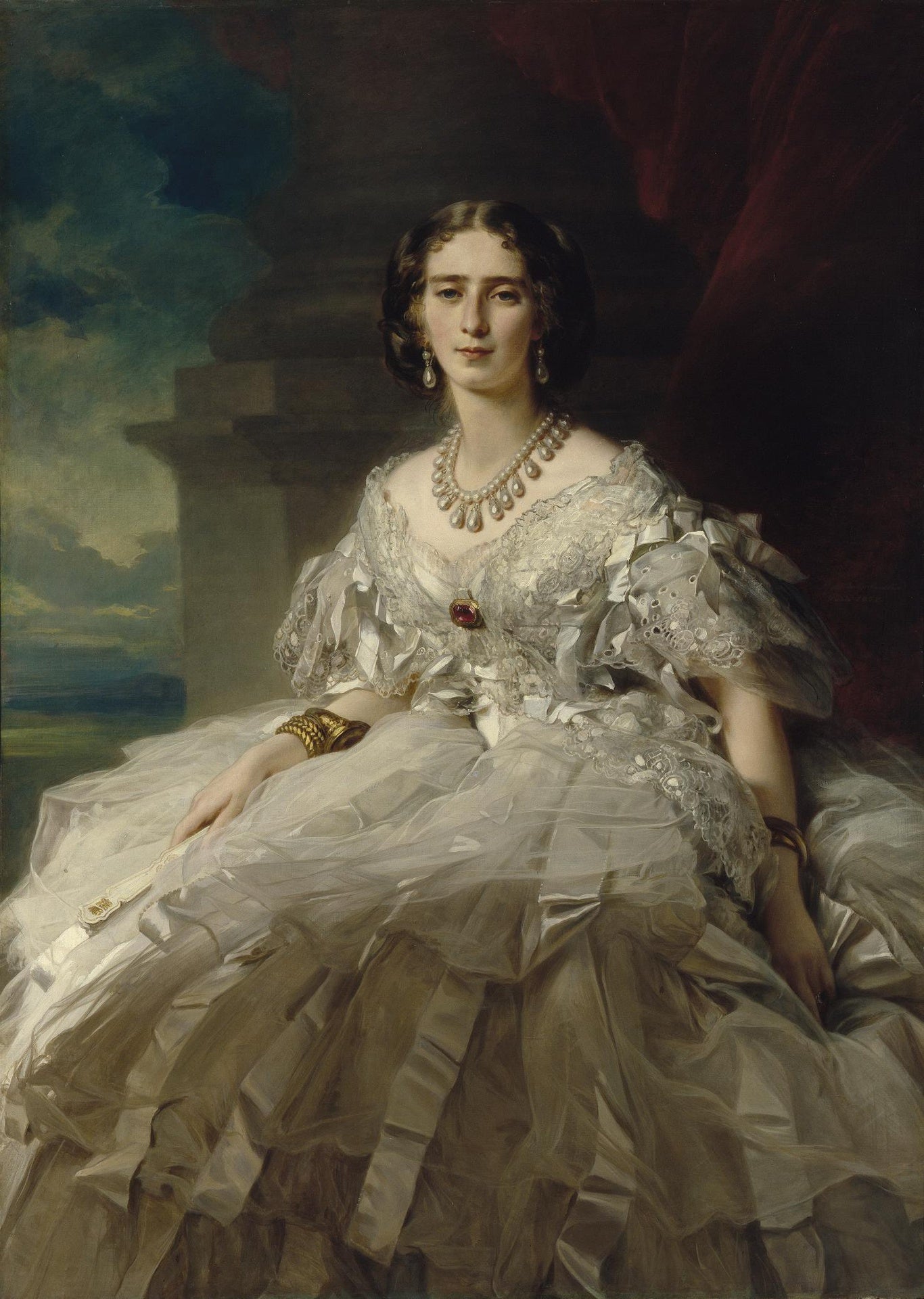 Portrait de la princesse Tatiana Alexandrovna Yusupova - Franz Xaver Winterhalter