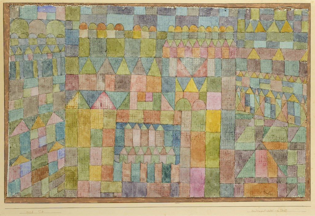 Temple Quarter of Pert — Paul Klee