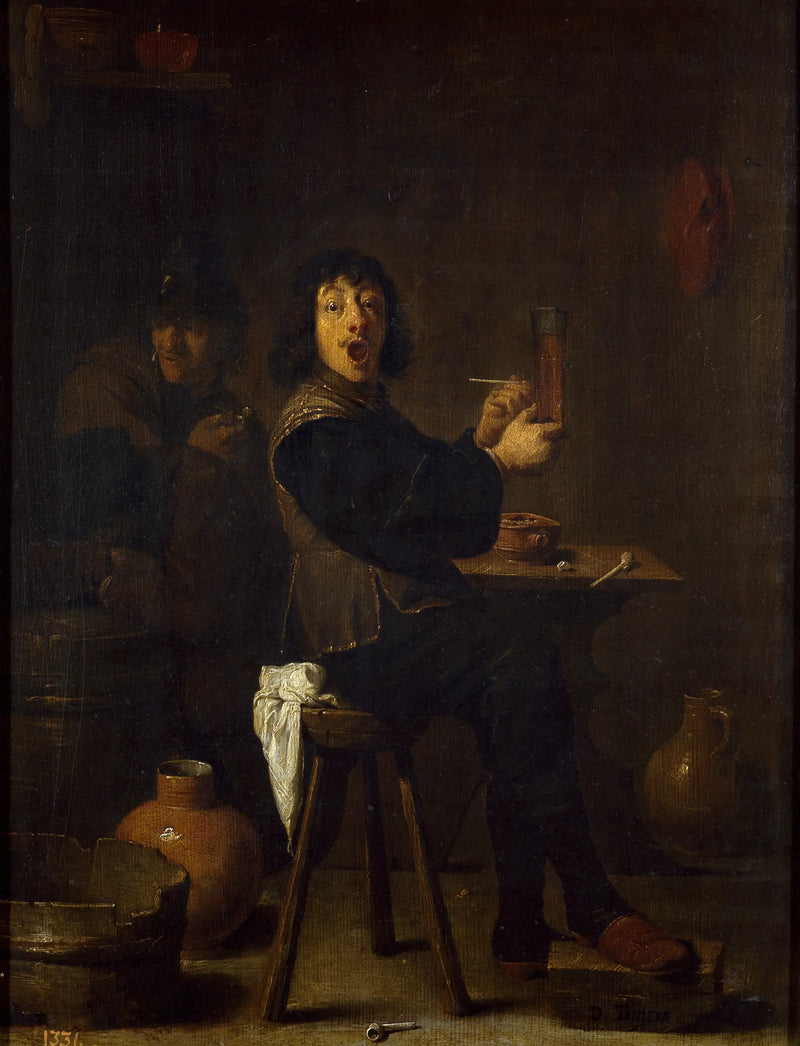 Neşeli Asker - David Teniers le Jeune