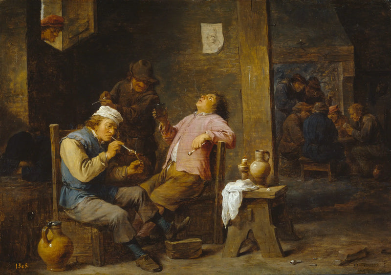 Sigara İçenler ve İçenler - David Teniers le Jeune