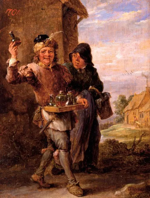 Le Médecin de campagne. - David Teniers le Jeune - Alpha Reproduction