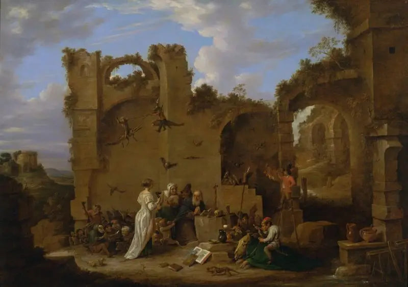 Aziz Antonius'un Günahkâr İsteği - David Teniers genç