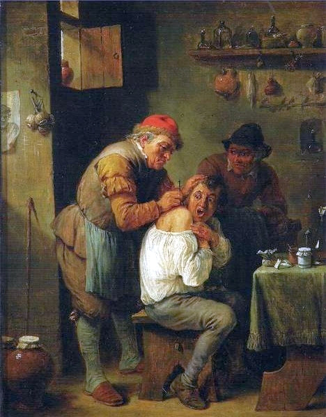 L'Opération. - David Teniers le Jeune