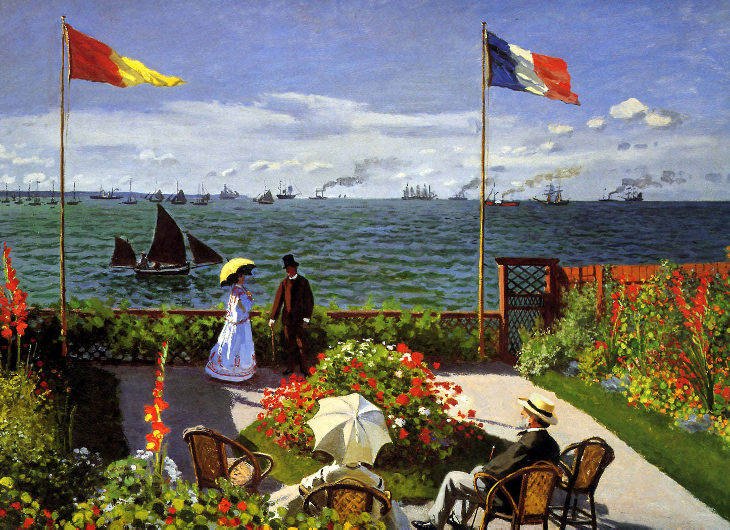 🌊 Sainte-Adresse Terası – Claude Monet (1867)