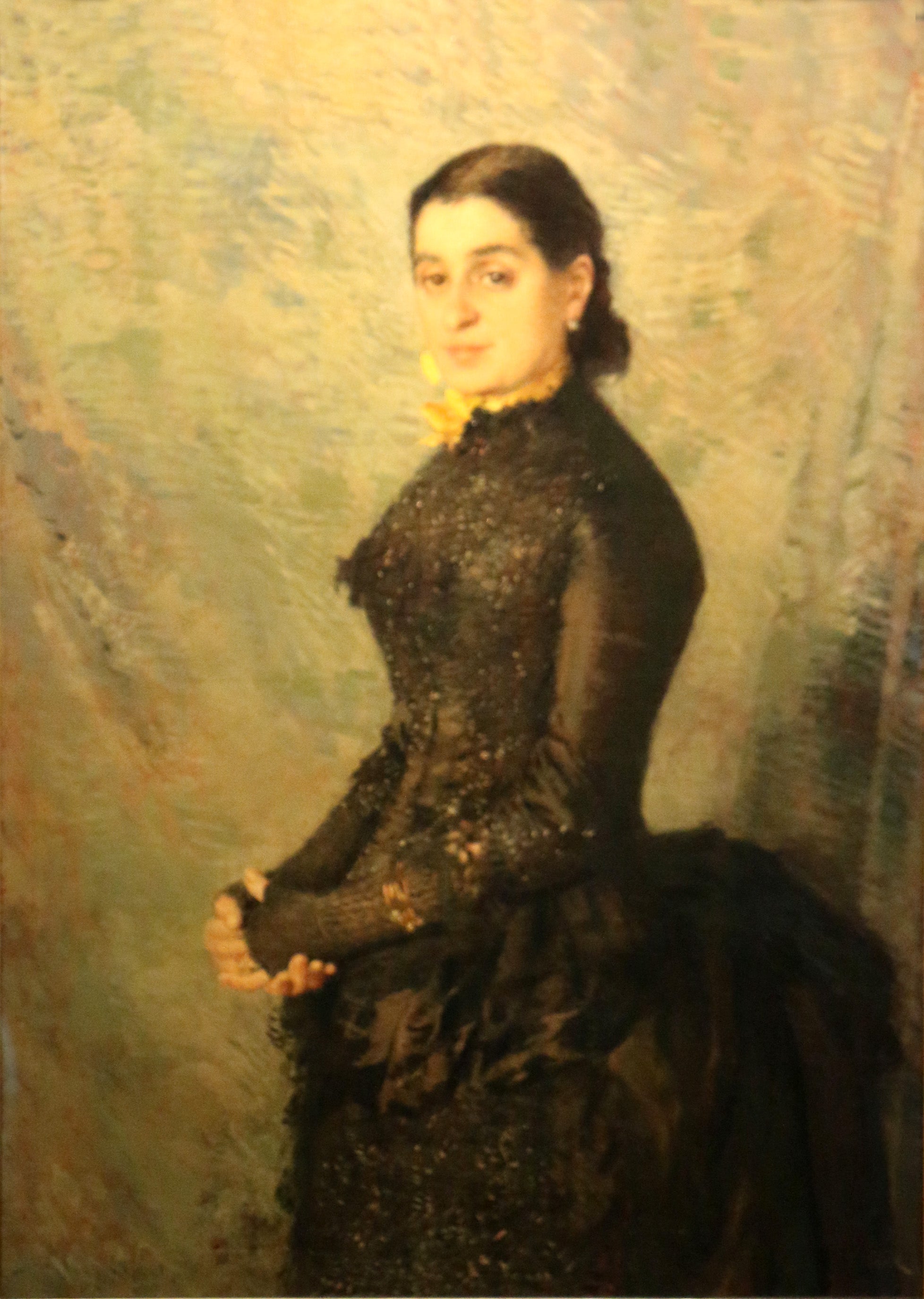 Portrait de madame Wiener - Théo van Rysselberghe