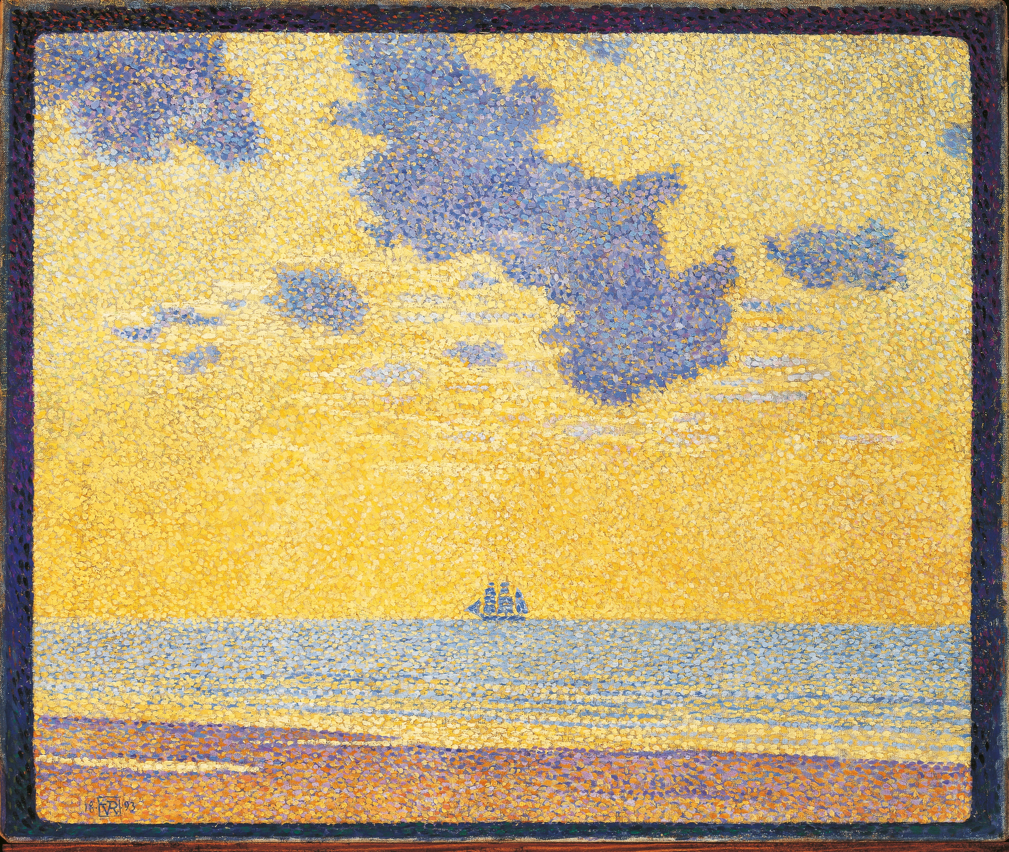 Gros nuages - Théo van Rysselberghe