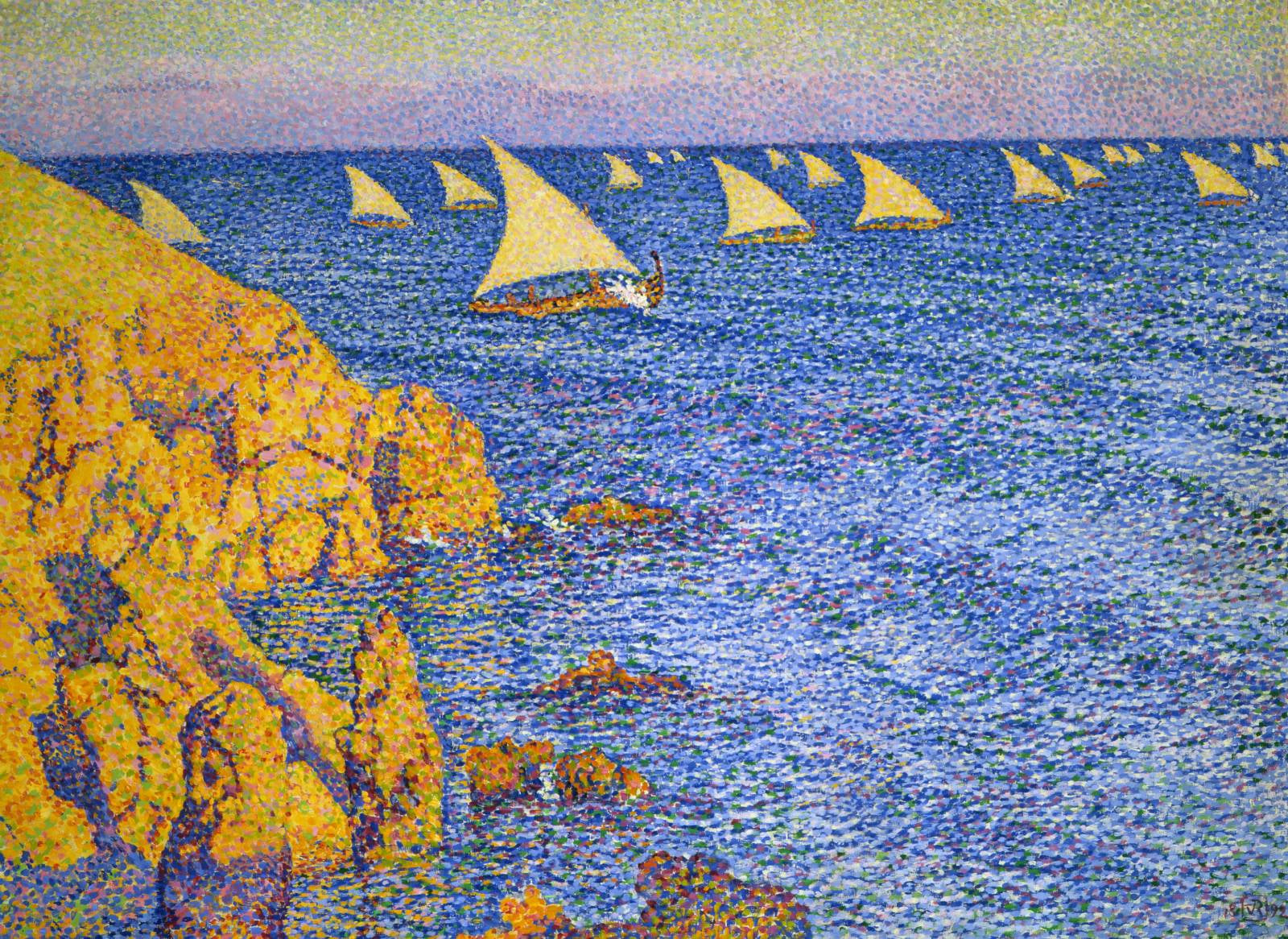 La Régate - Théo van Rysselberghe
