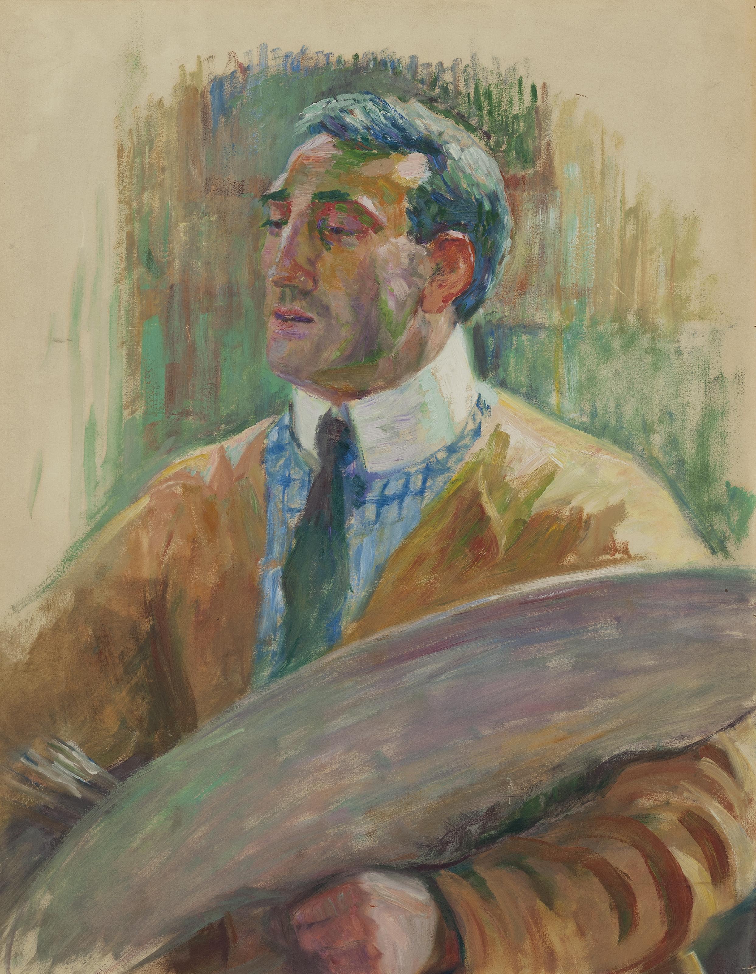 Autoportrait avec une palette - Théo van Rysselberghe
