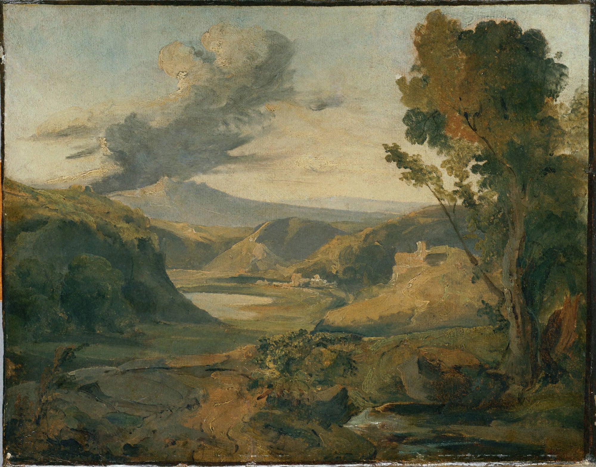 Paysage (Auvergne ?) - Théodore Rousseau