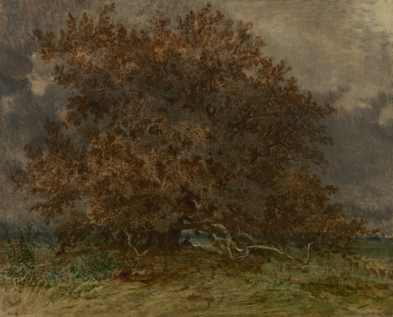L'arbre tordu au Carrefour de l'Épine - Théodore Rousseau