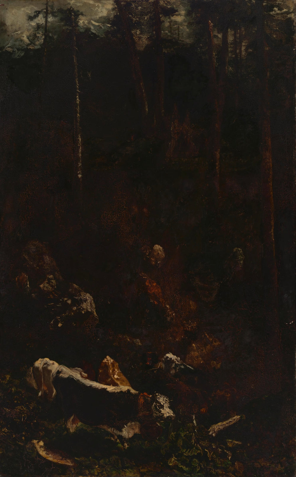 La descente du bétail dans les montagnes du Haut Jura - Théodore Rousseau