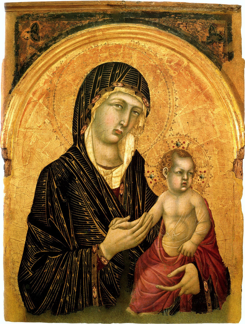 İsa Çocukluğuna Vierge n. 583 - Simone Martini