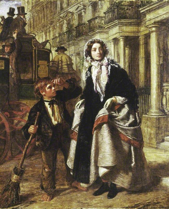 Le balayeur mendiant - William Powell Frith