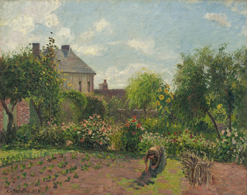 Eragny'deki Sanatçının Bahçesi - Camille Pissarro