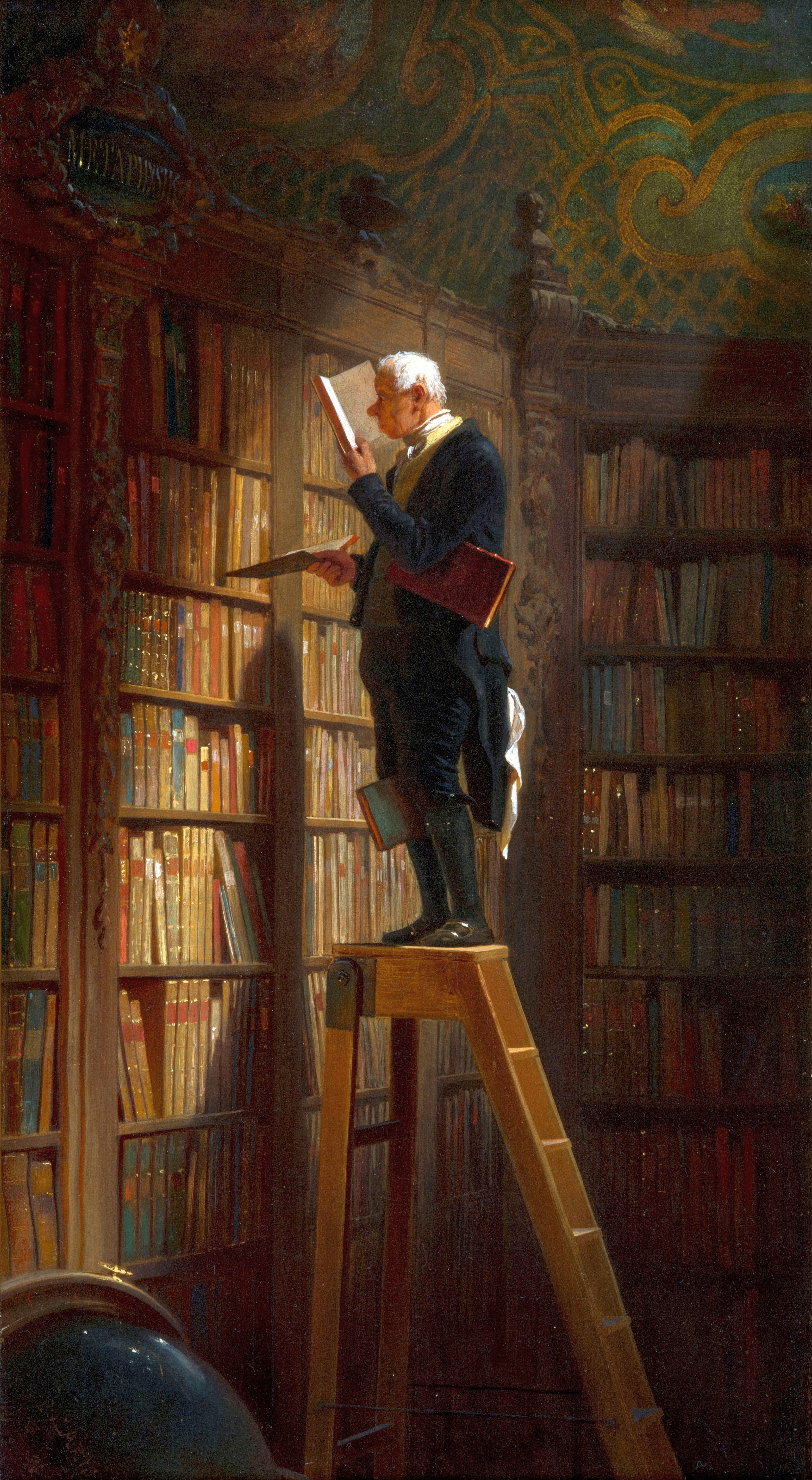 Le Rat de bibliothèque - Carl Spitzweg