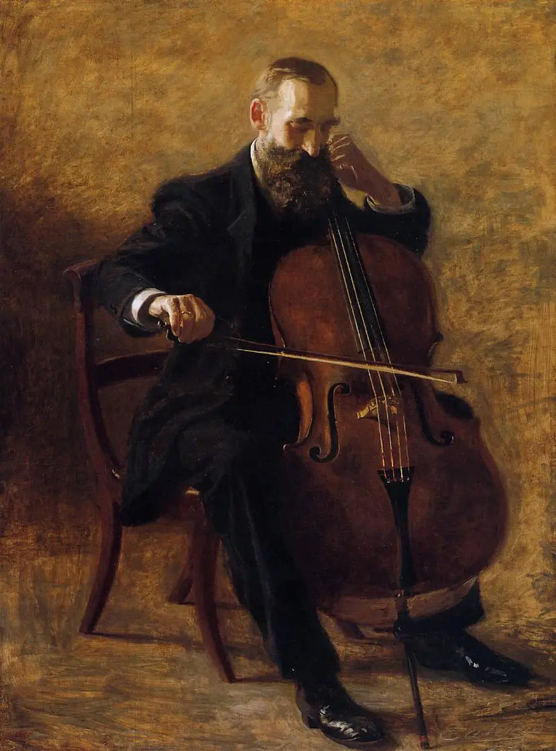 Çellist - Thomas Eakins