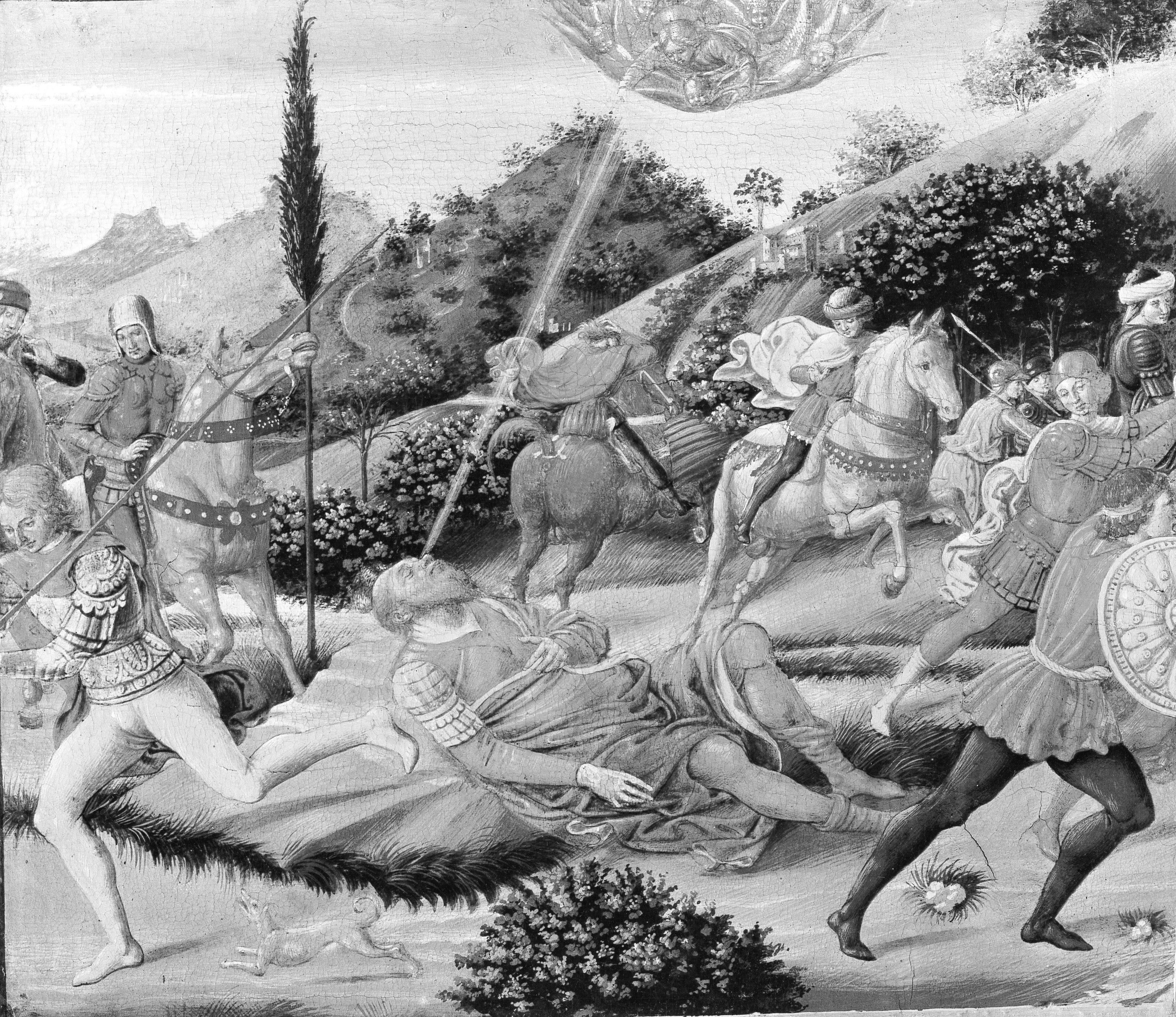 La conversion de saint Paul - Benozzo Gozzoli