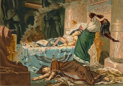 La Mort de Cléopâtre — Juan Luna, 1881, Huile sur toile