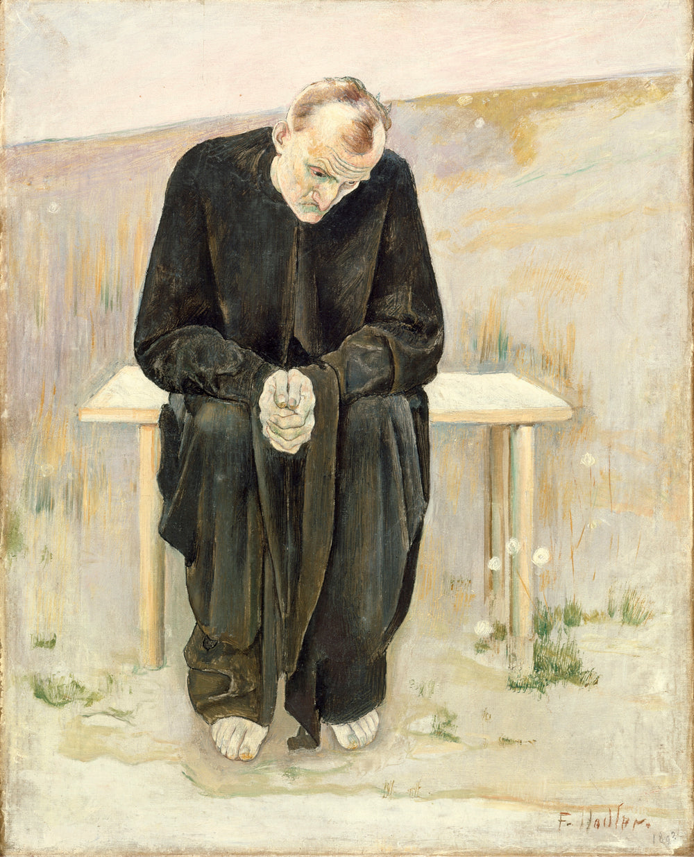 Le désabusé - Ferdinand Hodler - Alpha Reproduction