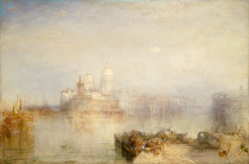 Dogana ve Santa Maria della Salute, Venedik - J. M. W. Turner