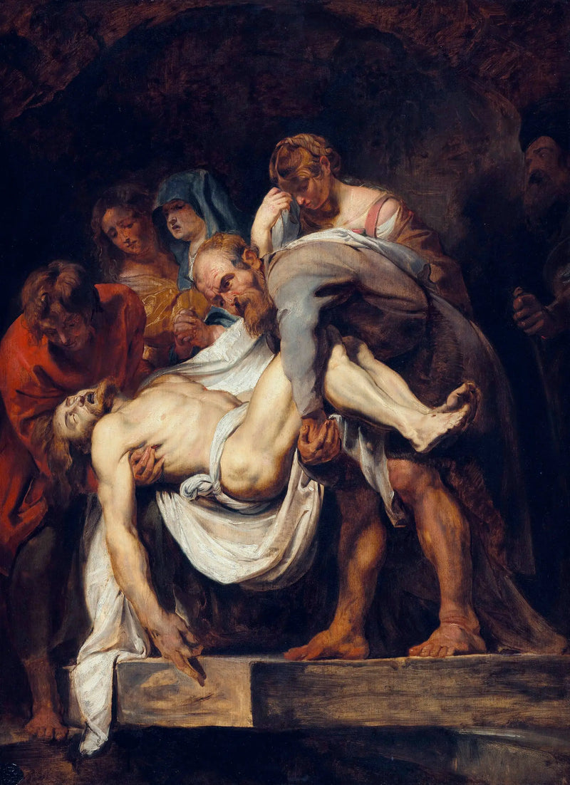 La mise au tombeau - Peter Paul Rubens