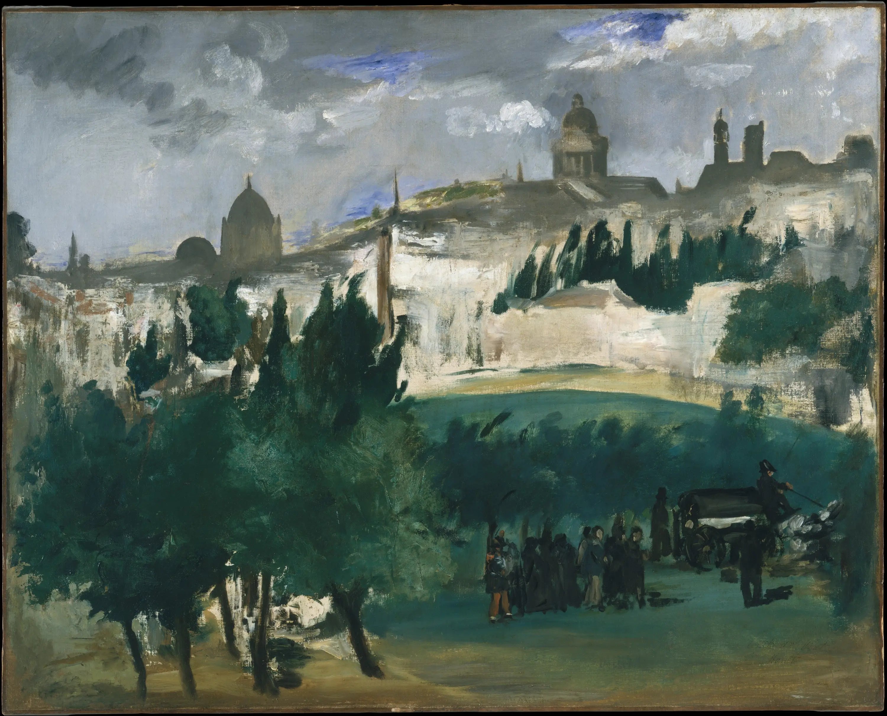 Reproduction du tableau « L'Enterrement - Édouard Manet » par Alpha Reproduction en peinture à l’huile