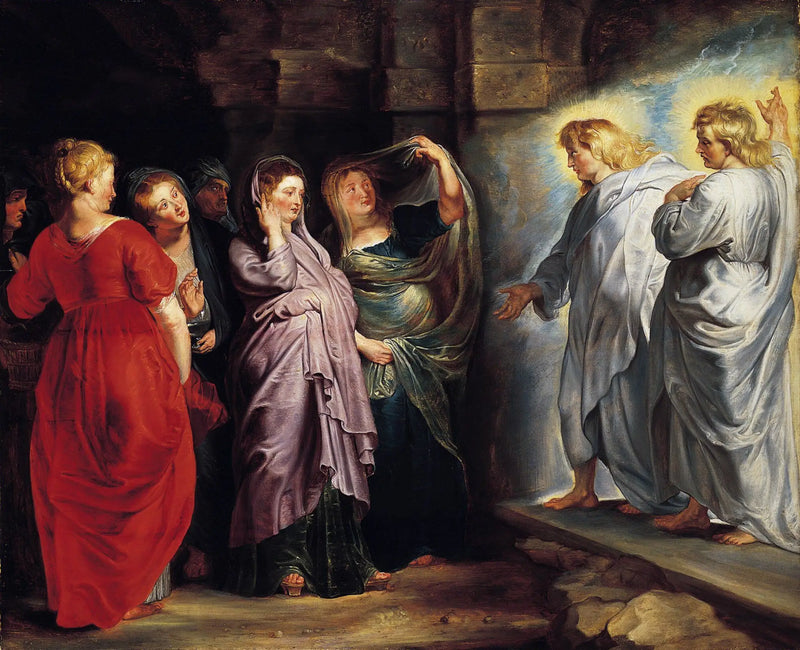 Aziz Kadınlar ve Mezar - Peter Paul Rubens