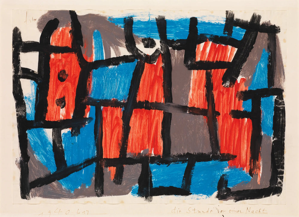 L’heure avant une nuit - Paul Klee - Alpha Reproduction