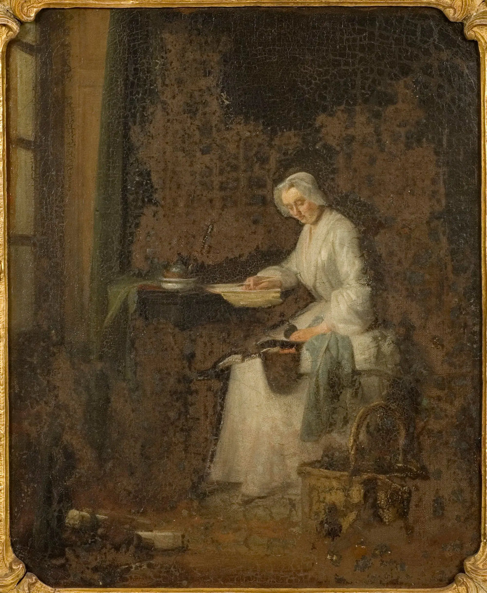 La gouvernante - Jean Siméon Chardin - Alpha Reproduction