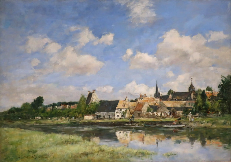 Touques Eski Limanı - Eugène Boudin