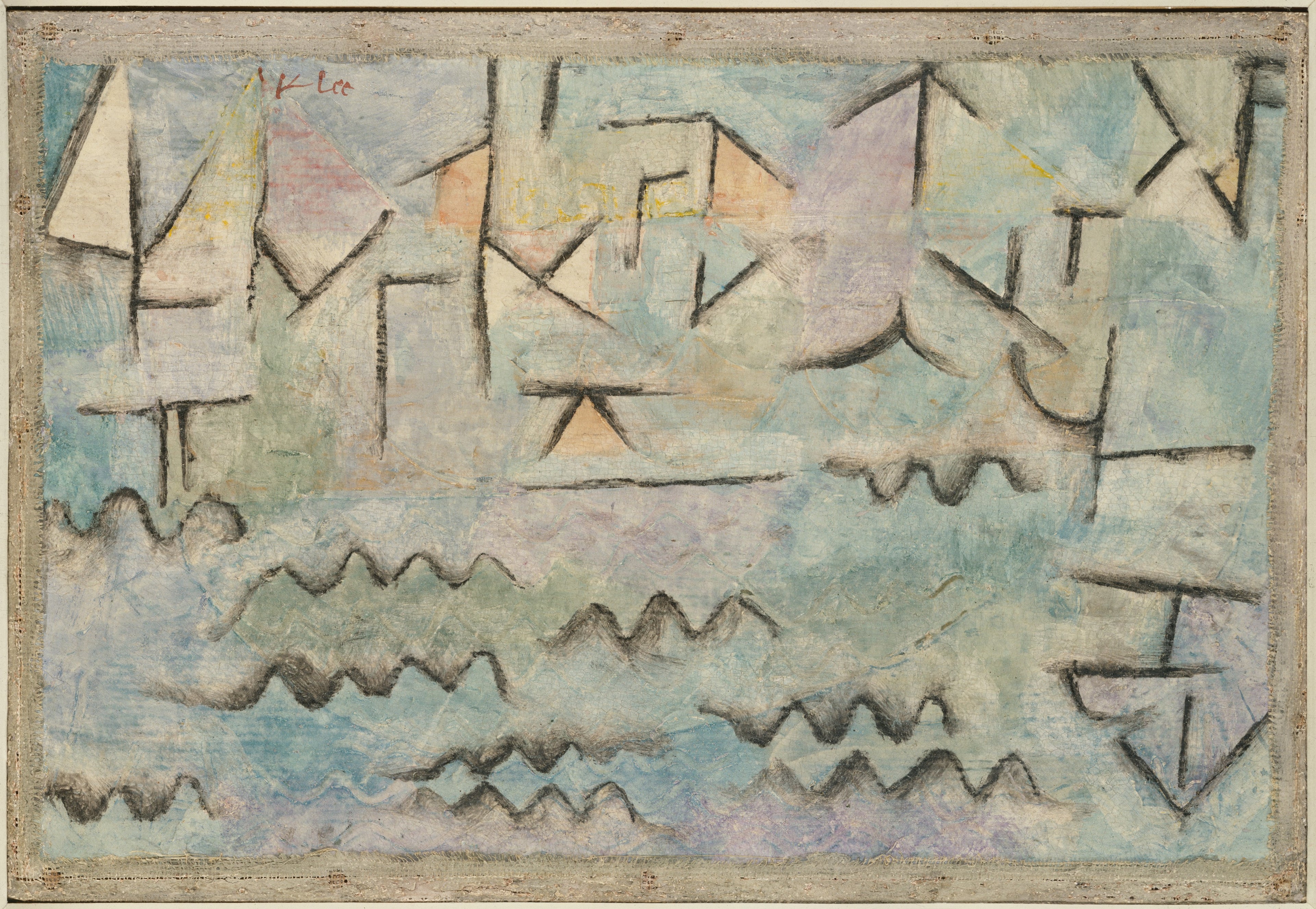 Duisburg'daki Ren Nehri - Paul Klee