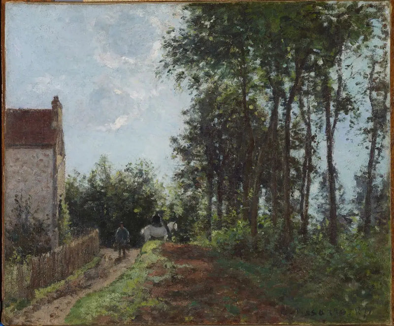 Çiftlik Yakınındaki Yol - Camille Pissarro