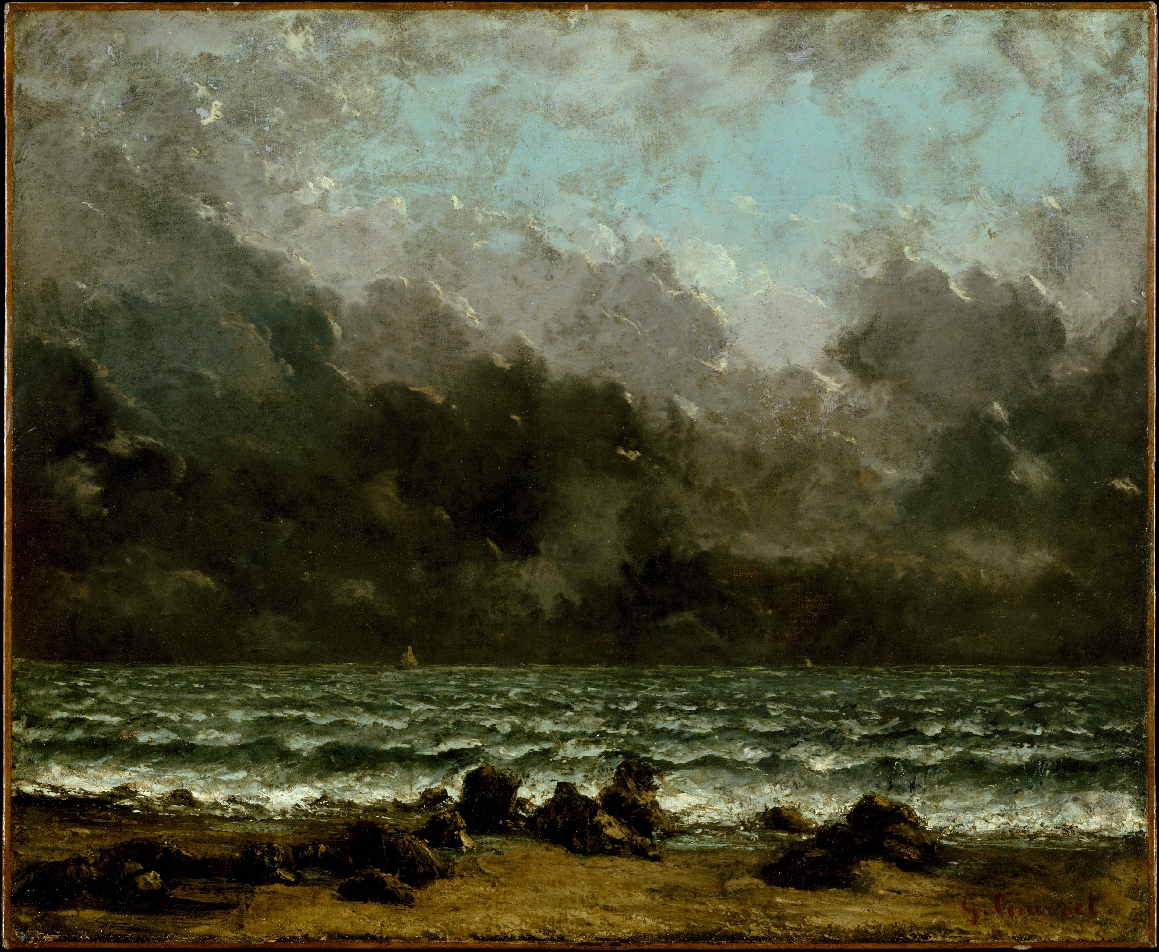 La Mer - Gustave Courbet
