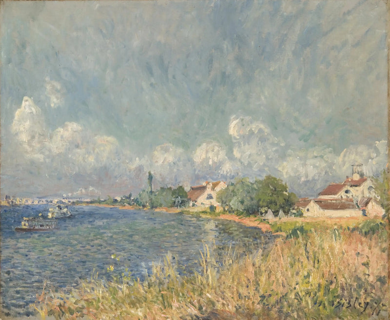 Billancourt'ta Seine - Alfred Sisley