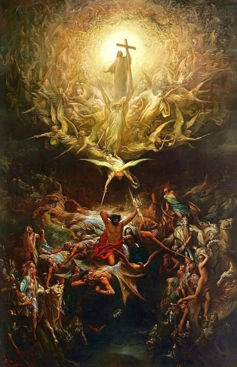 Hristiyanlığın paganizm üzerindeki zaferi - Gustave Doré