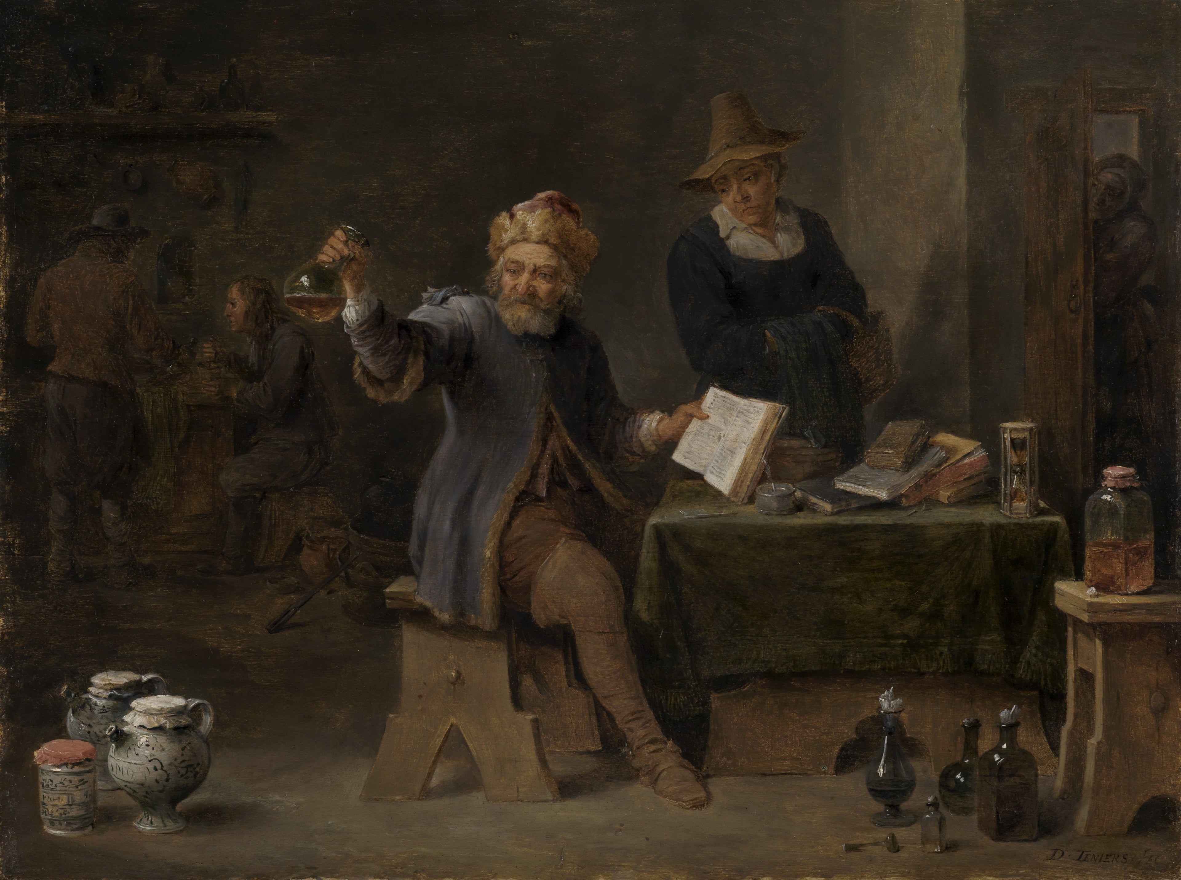 Médecin du village - David Teniers le Jeune