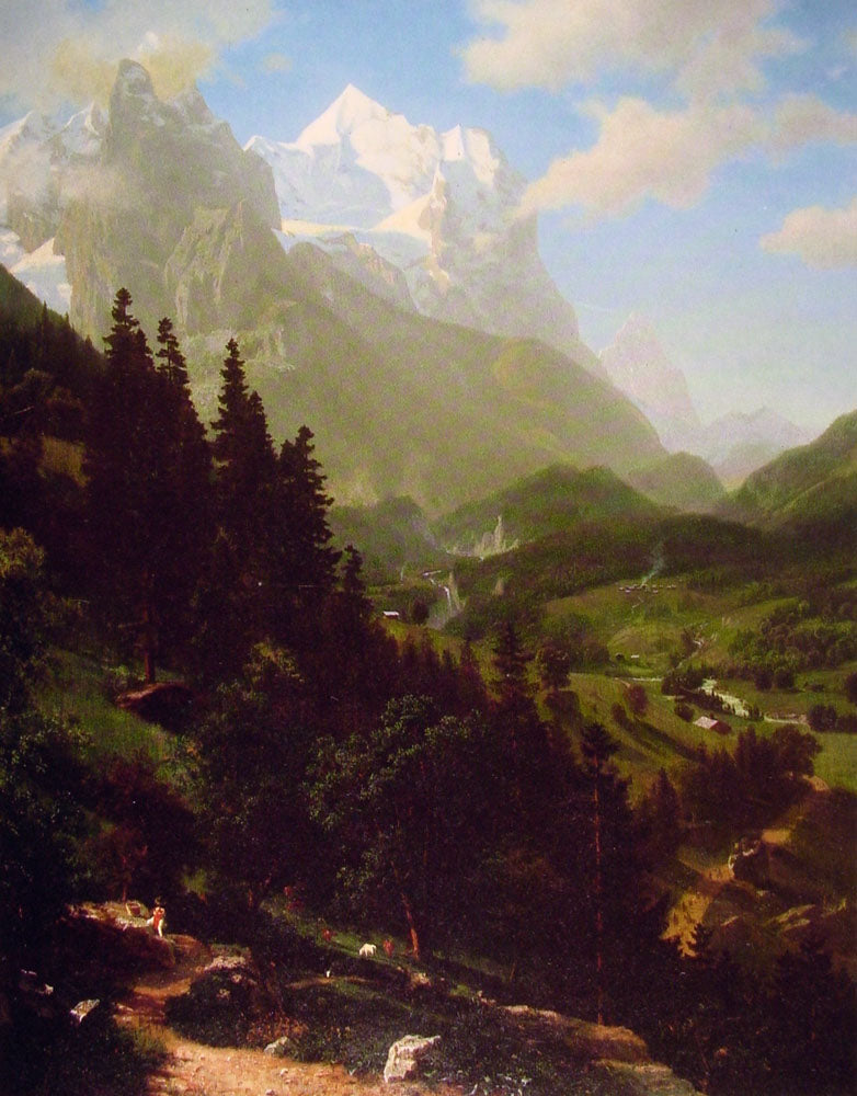 Le Wetterhorn - Albert Bierstadt