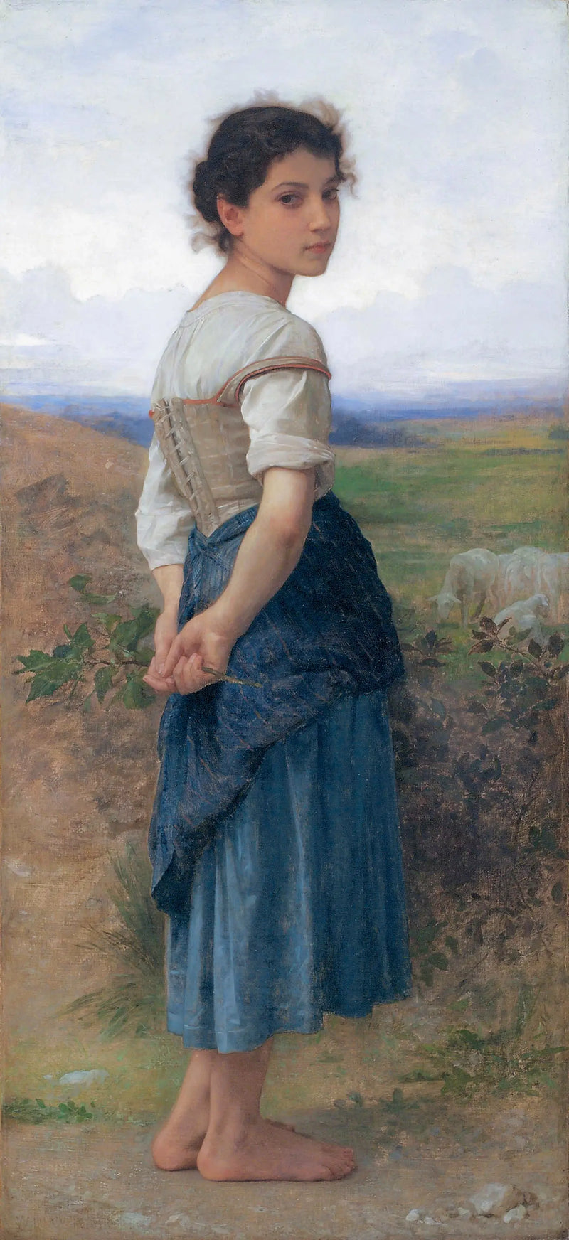 Genç Çoban Kızı - Bouguereau