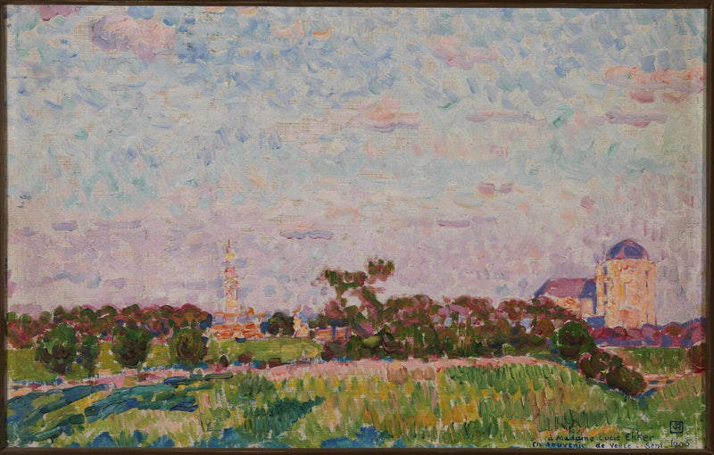 Veere Manzarası - Théodore van Rysselberghe