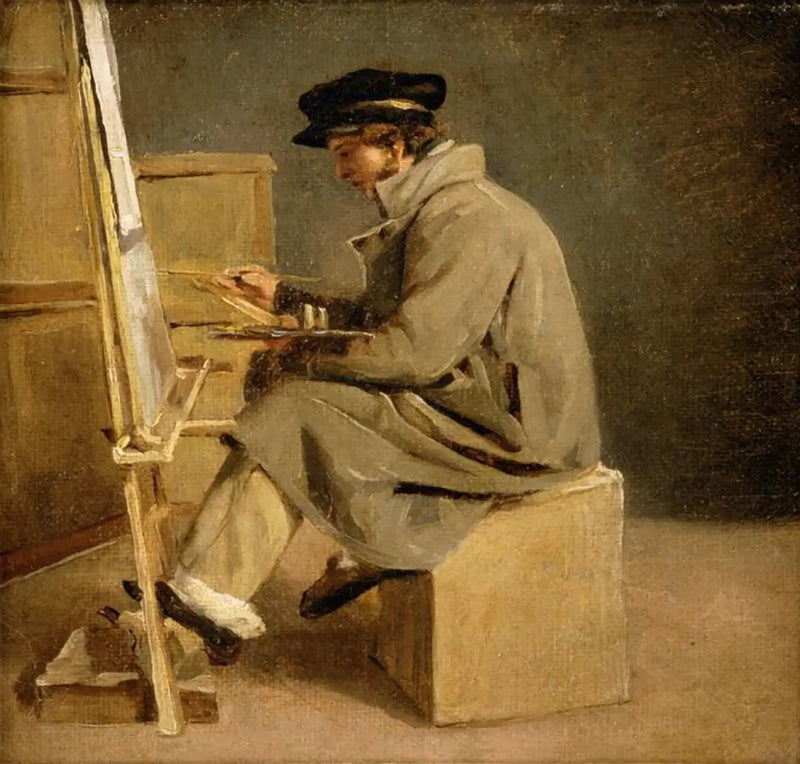 Genç ressam tuvalinin başında - Théodore Géricault