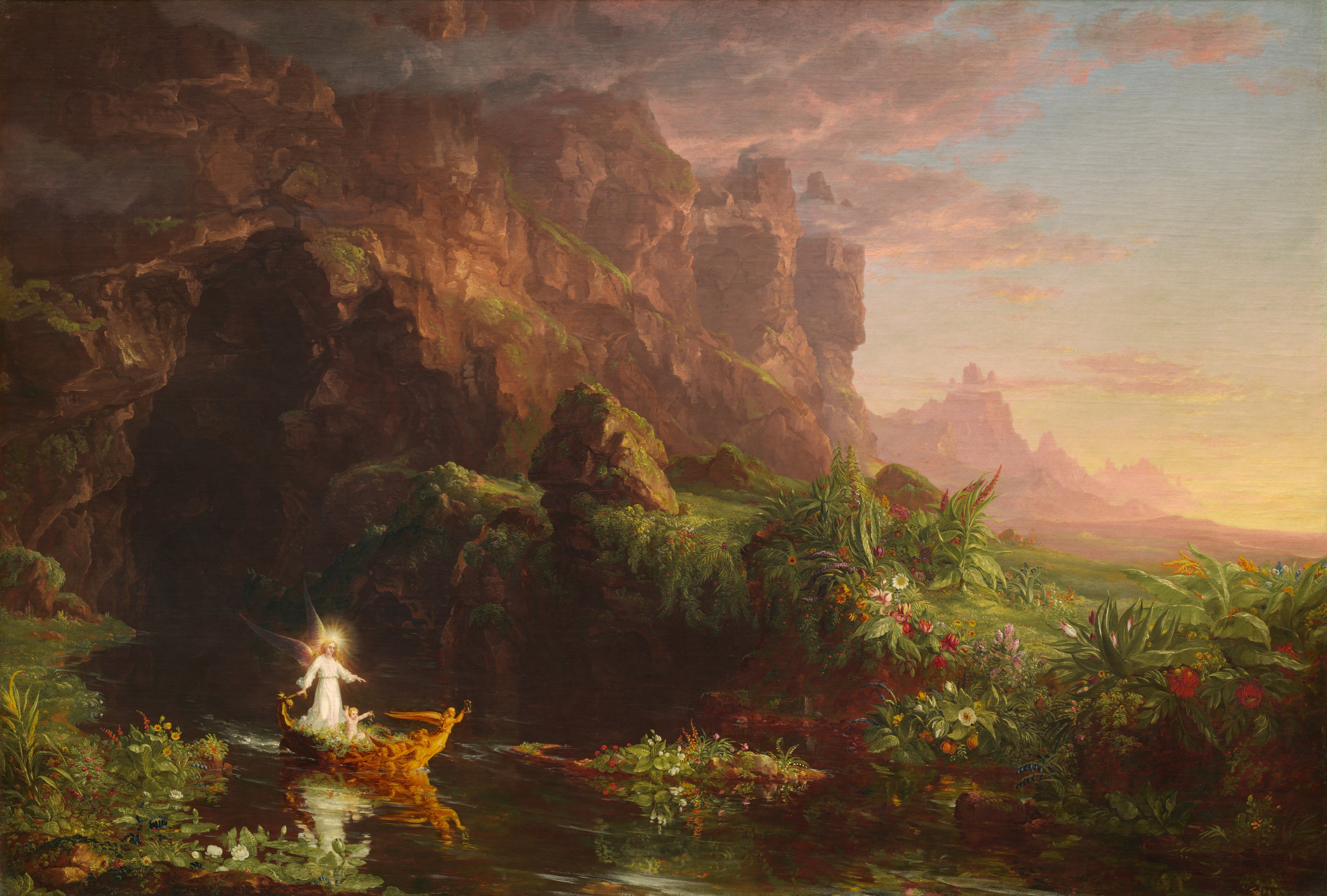 Le Voyage de la vie : enfance - Thomas Cole