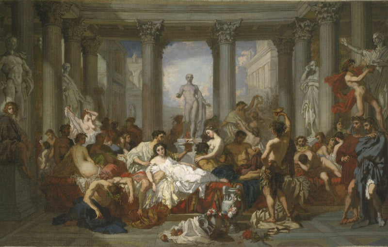 Romains de la décadence - Thomas Couture