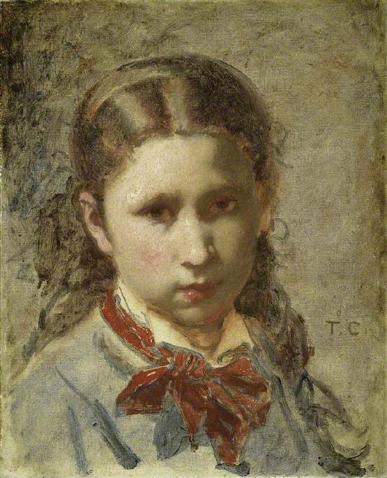 La tête d'une fille - Thomas Couture