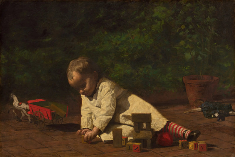 Oynayan Bebek - Thomas Eakins
