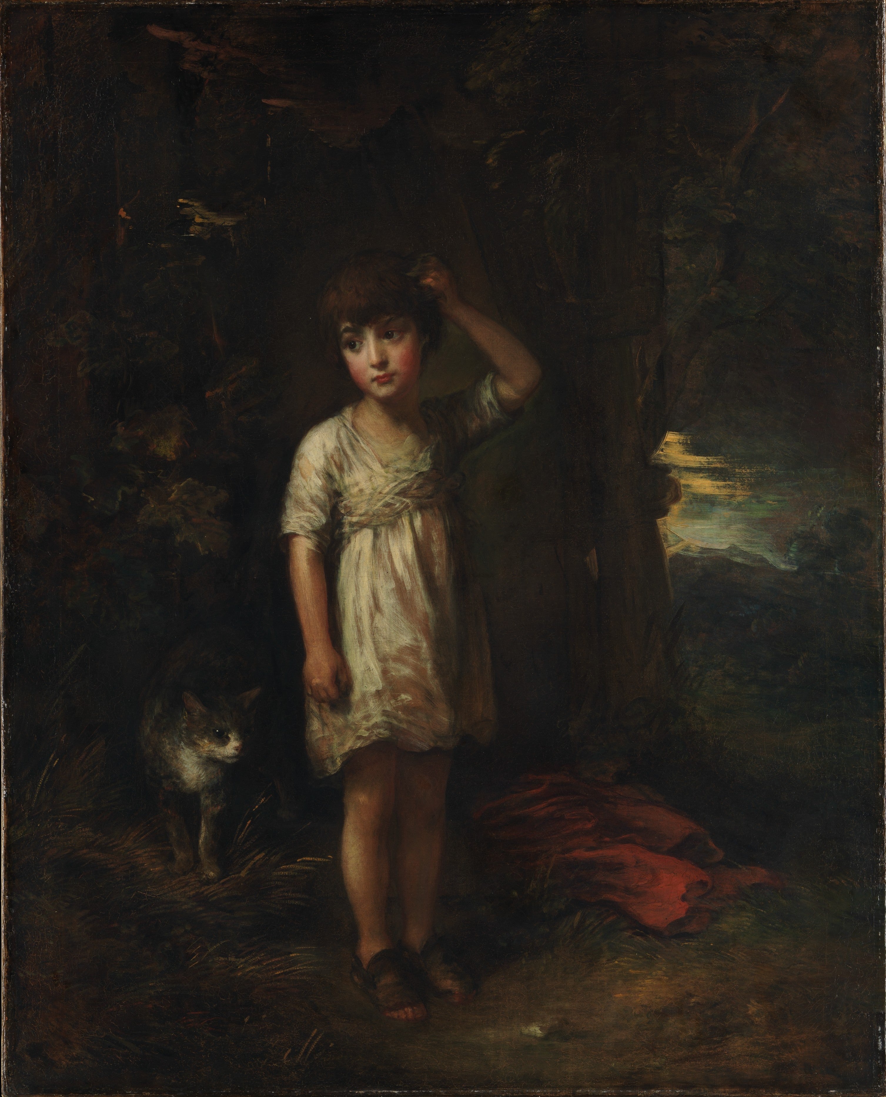 Un garçon avec un chat — Matin - Thomas Gainsborough