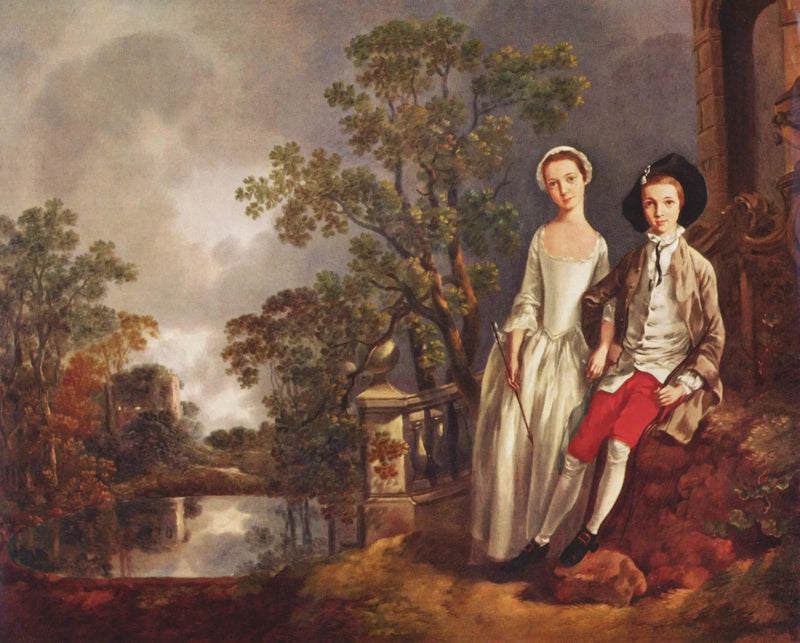 Heneage Lloyd ve kız kardeşi - Thomas Gainsborough
