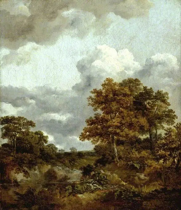 Huzur Verici Manzara ve Havuz - Thomas Gainsborough